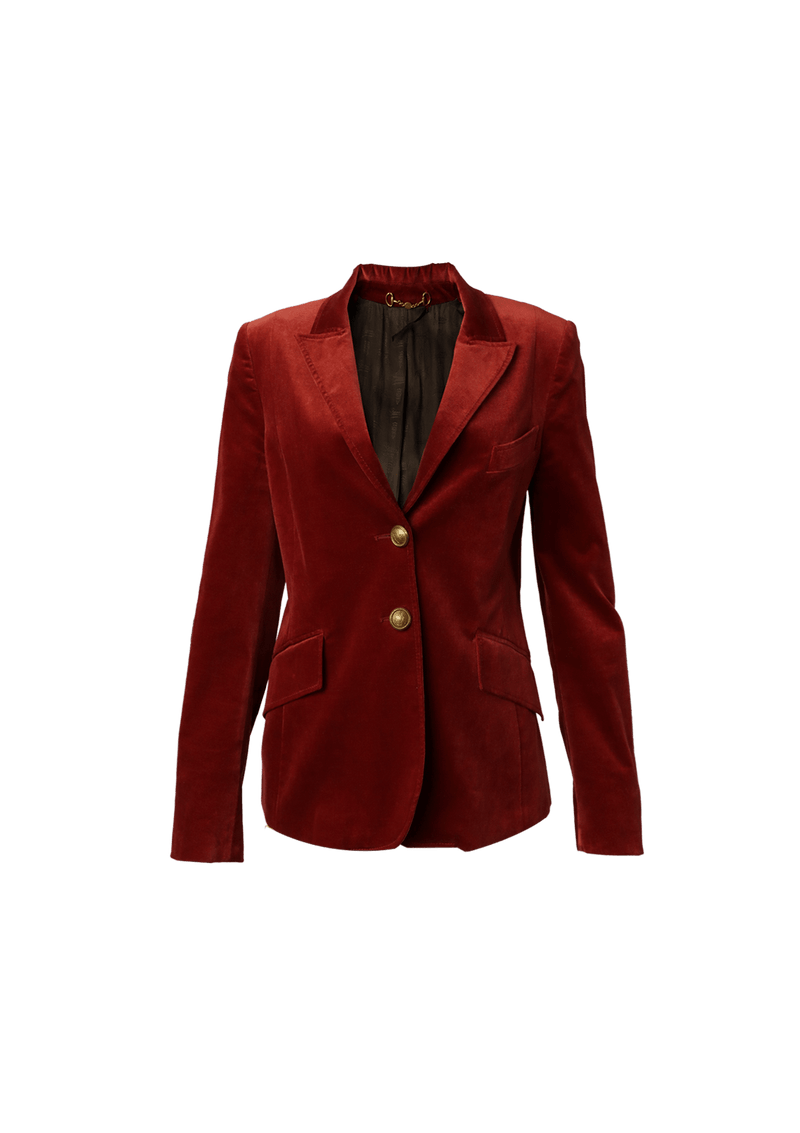 VELVET BLAZER 38