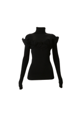 RUFFLE TURTLENECK TOP 34