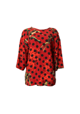SILK POLKA DOT PRINT 40