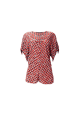 SILK PRINT SHIRT 38