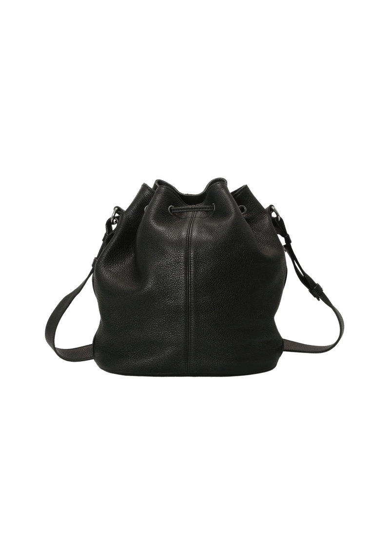 LEATHER BUCKET BAG