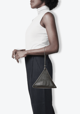 LEATHER PYRAMID WRISTLET