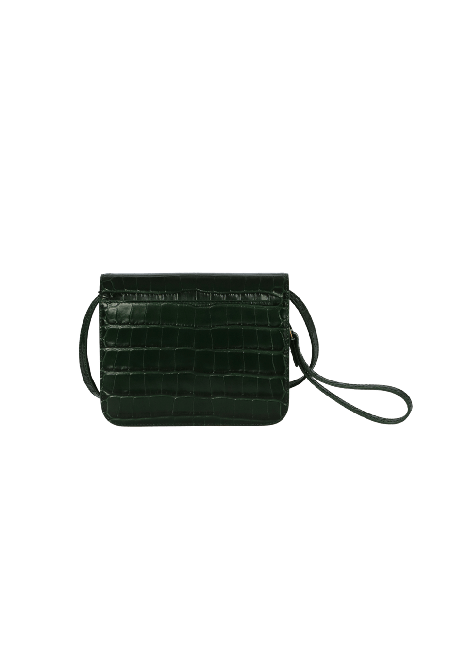 Bolsa Balenciaga Croc Effect B Crossbody Verde Original – Gringa