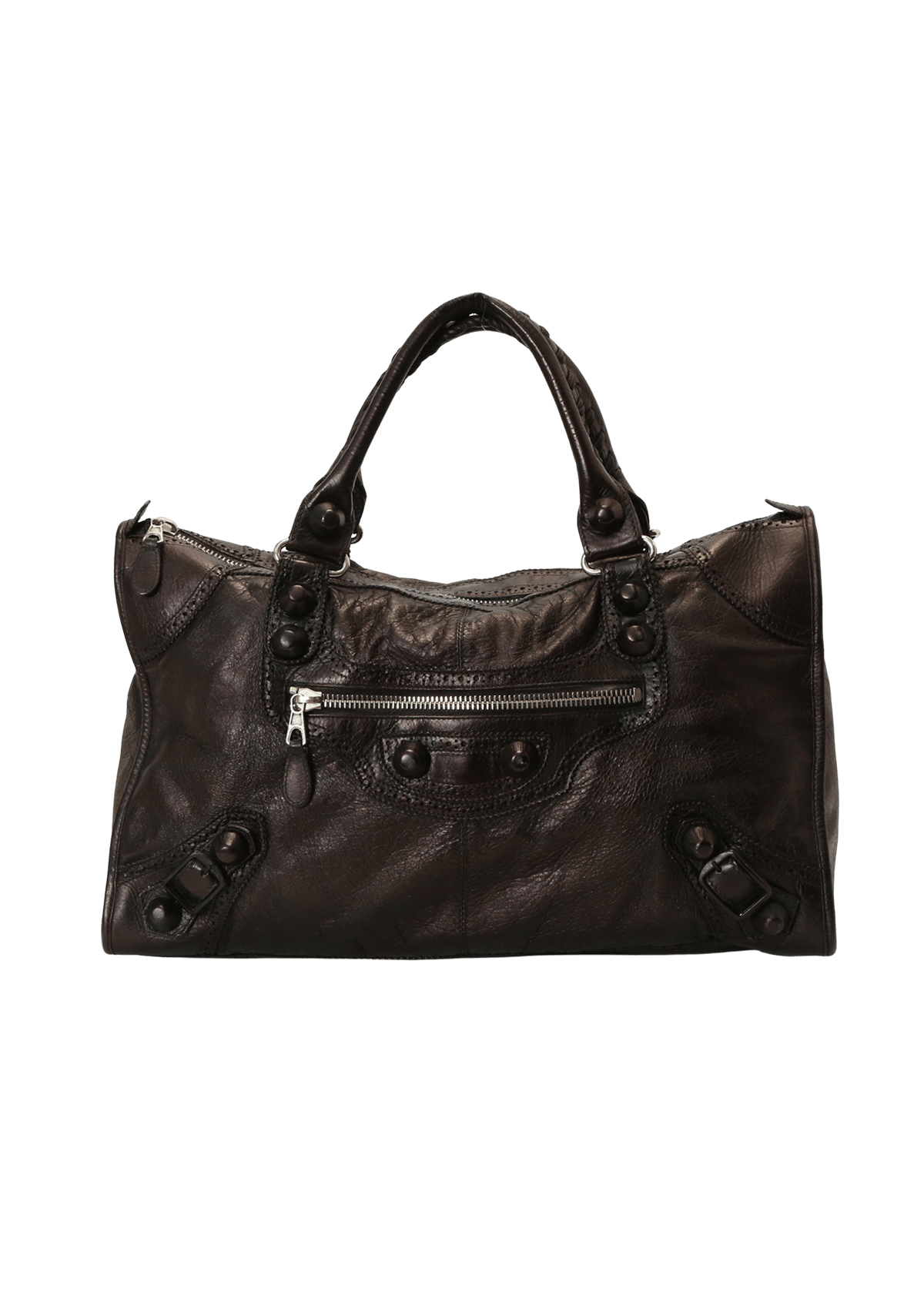 Bolsa Balenciaga Giant 21 Covered Brogues Work Bag Preta Original