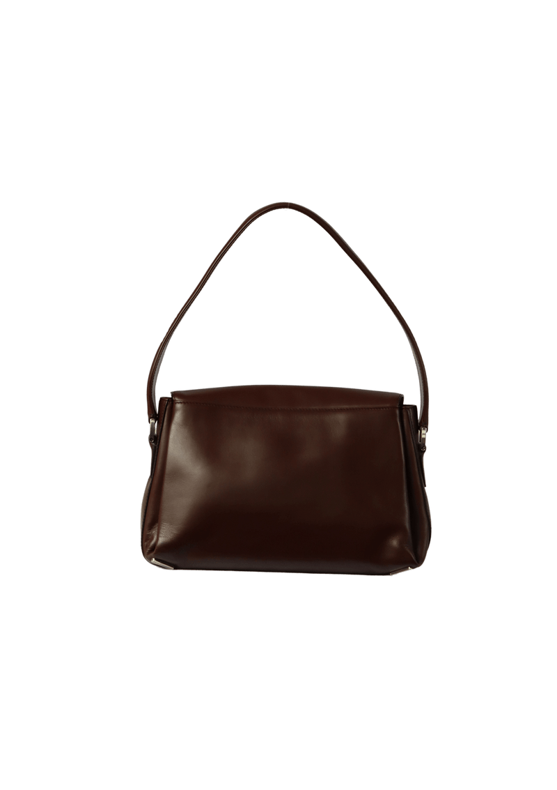 LEATHER FLAP BAG