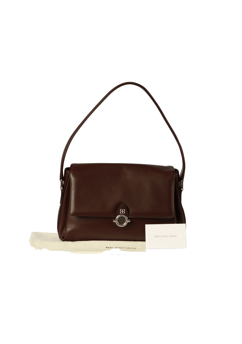 LEATHER FLAP BAG