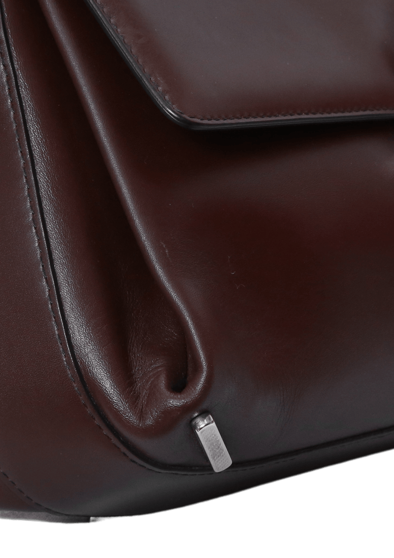 LEATHER FLAP BAG