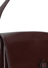 LEATHER FLAP BAG