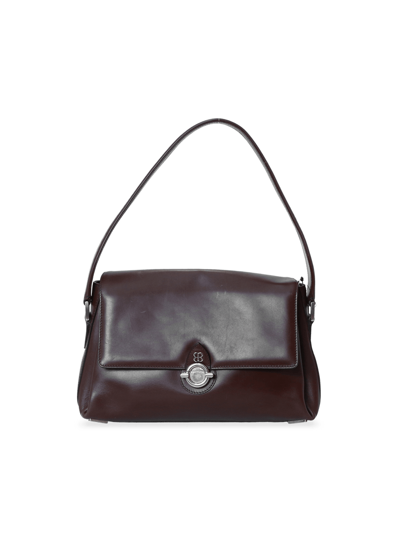 LEATHER FLAP BAG