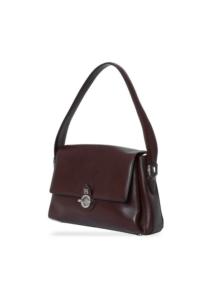 LEATHER FLAP BAG