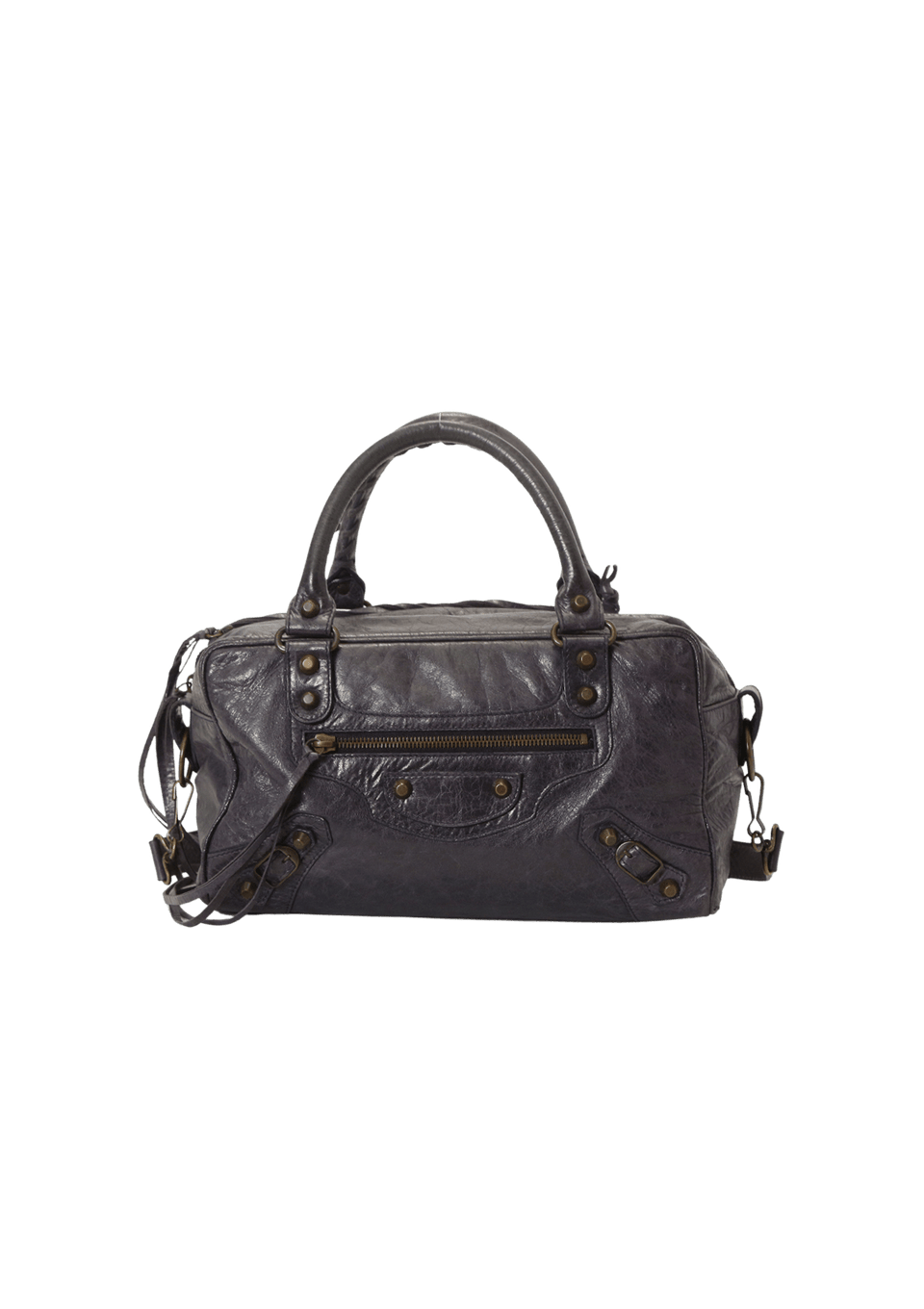 Bolsa Balenciaga Motocross Classic Boston Roxo Original – Gringa