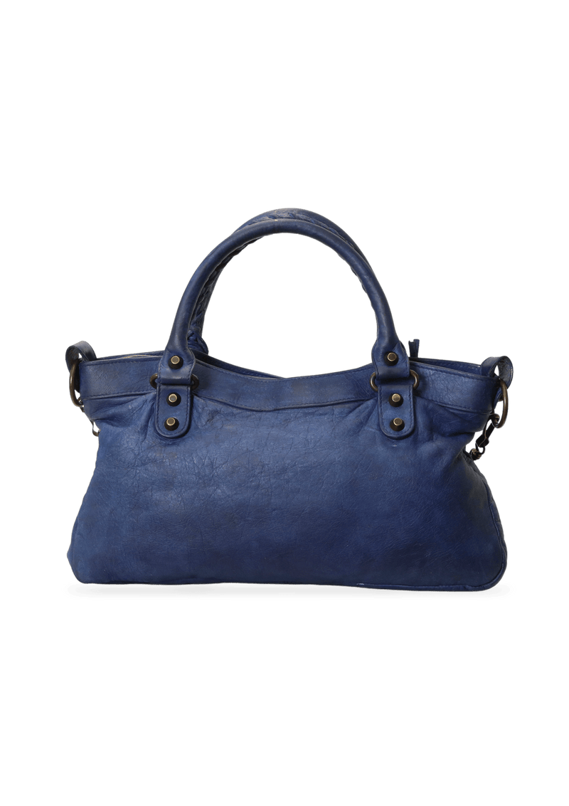Bolsa Balenciaga Motocross Classic First Bag Azul Original Gringa