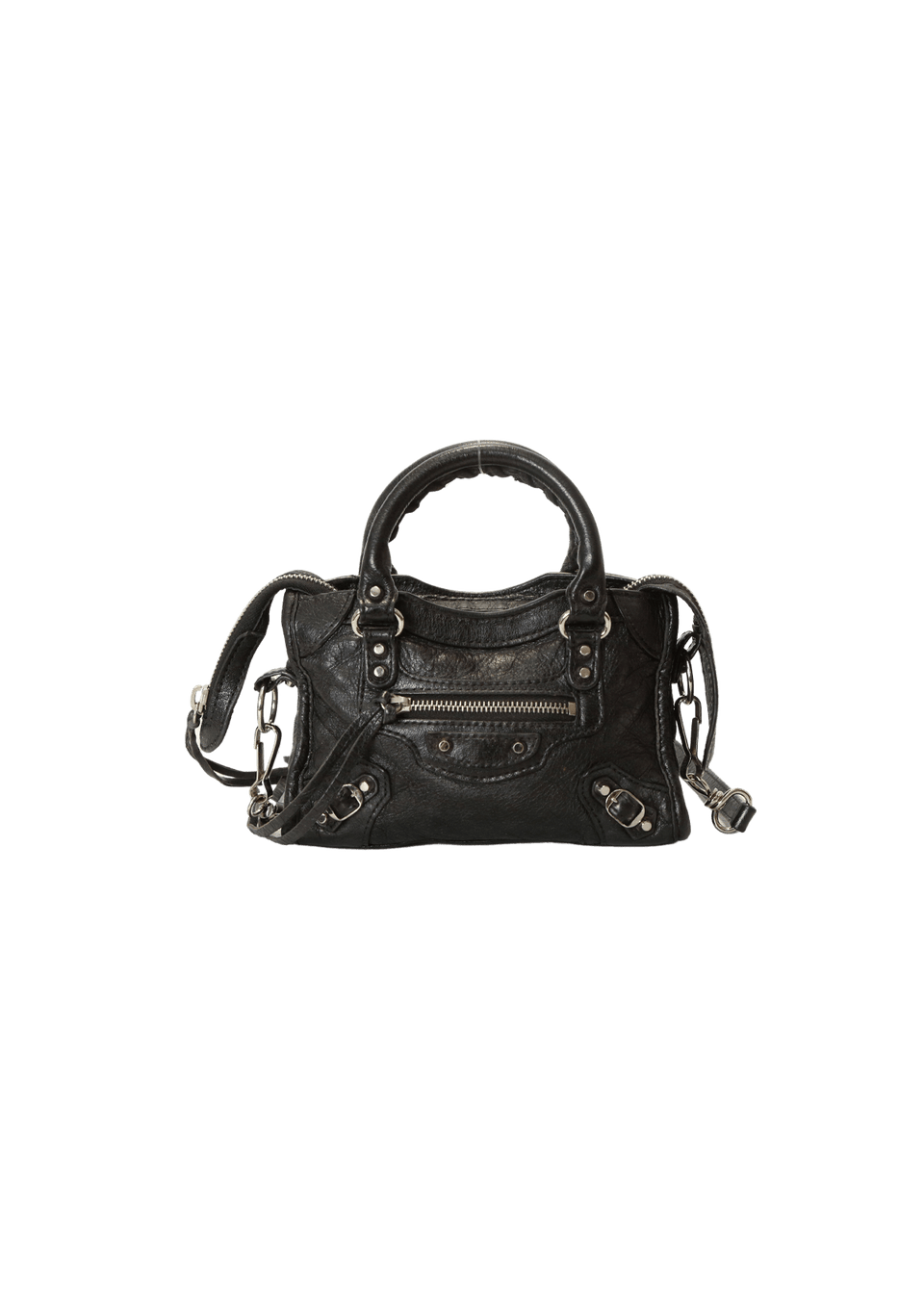 Bolsa Balenciaga Motocross Classic Nano City Preta Original – Gringa