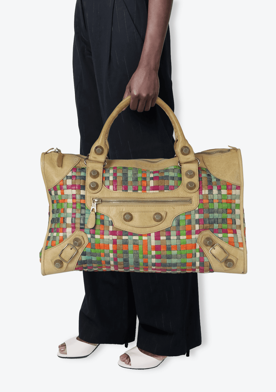 Bolsa Balenciaga Motocross Giant 21 Colorida Original – Gringa