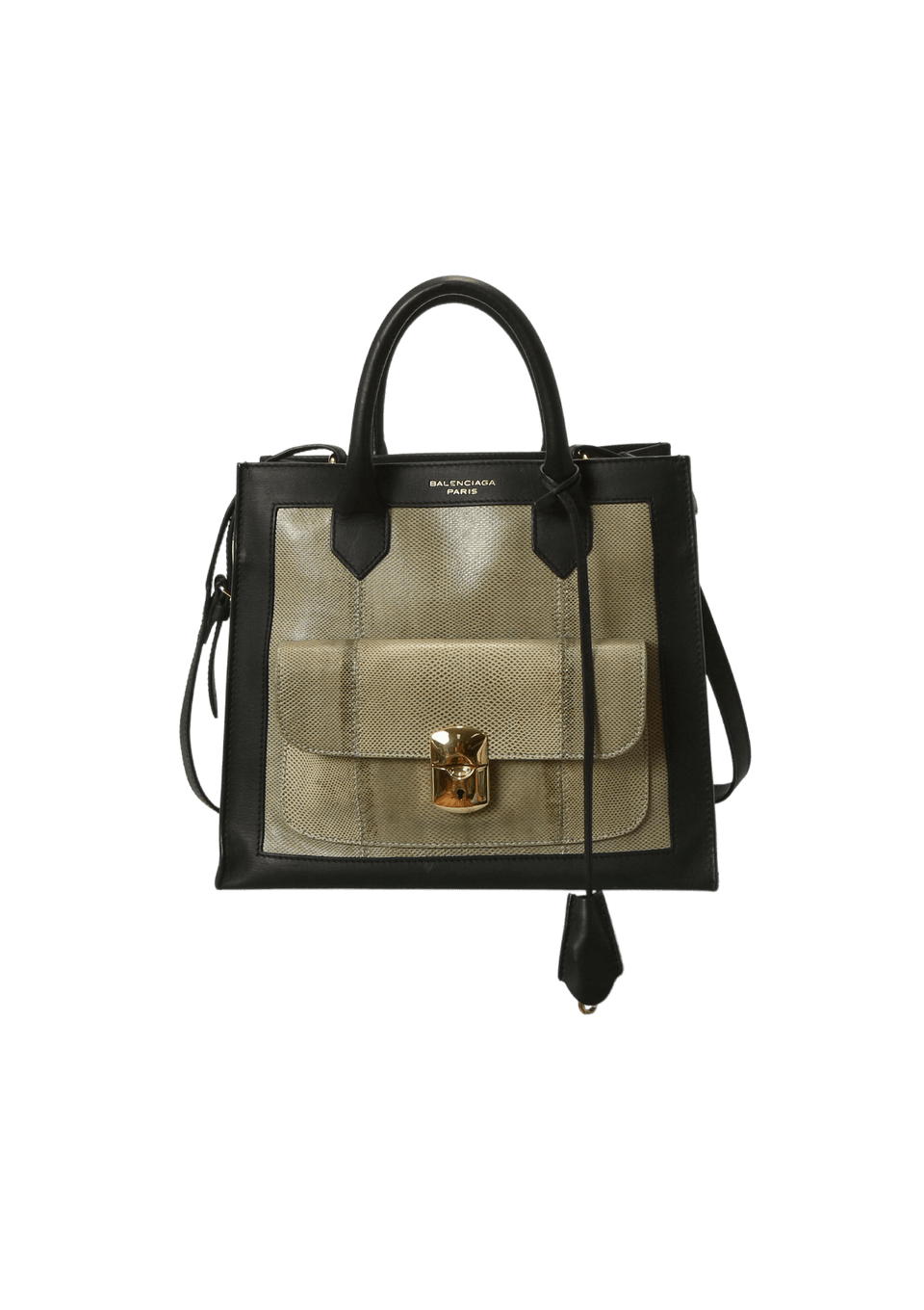 Bolsa Balenciaga Padlock All Time Tote Preto Original – Gringa