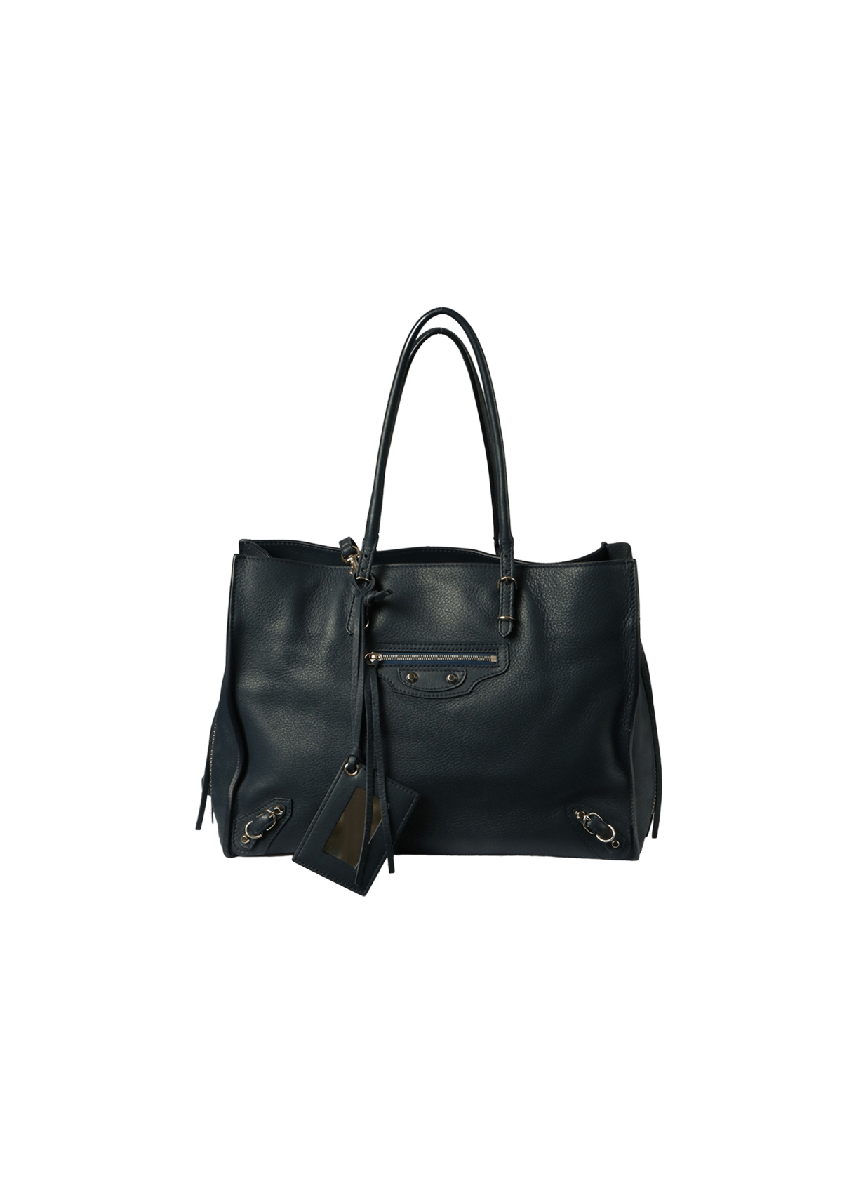 バレンシアガ　ペーパーバッグ　A6 Bolsa Balenciaga Papier A6 Side Zip Tote Azul Original – Gringa