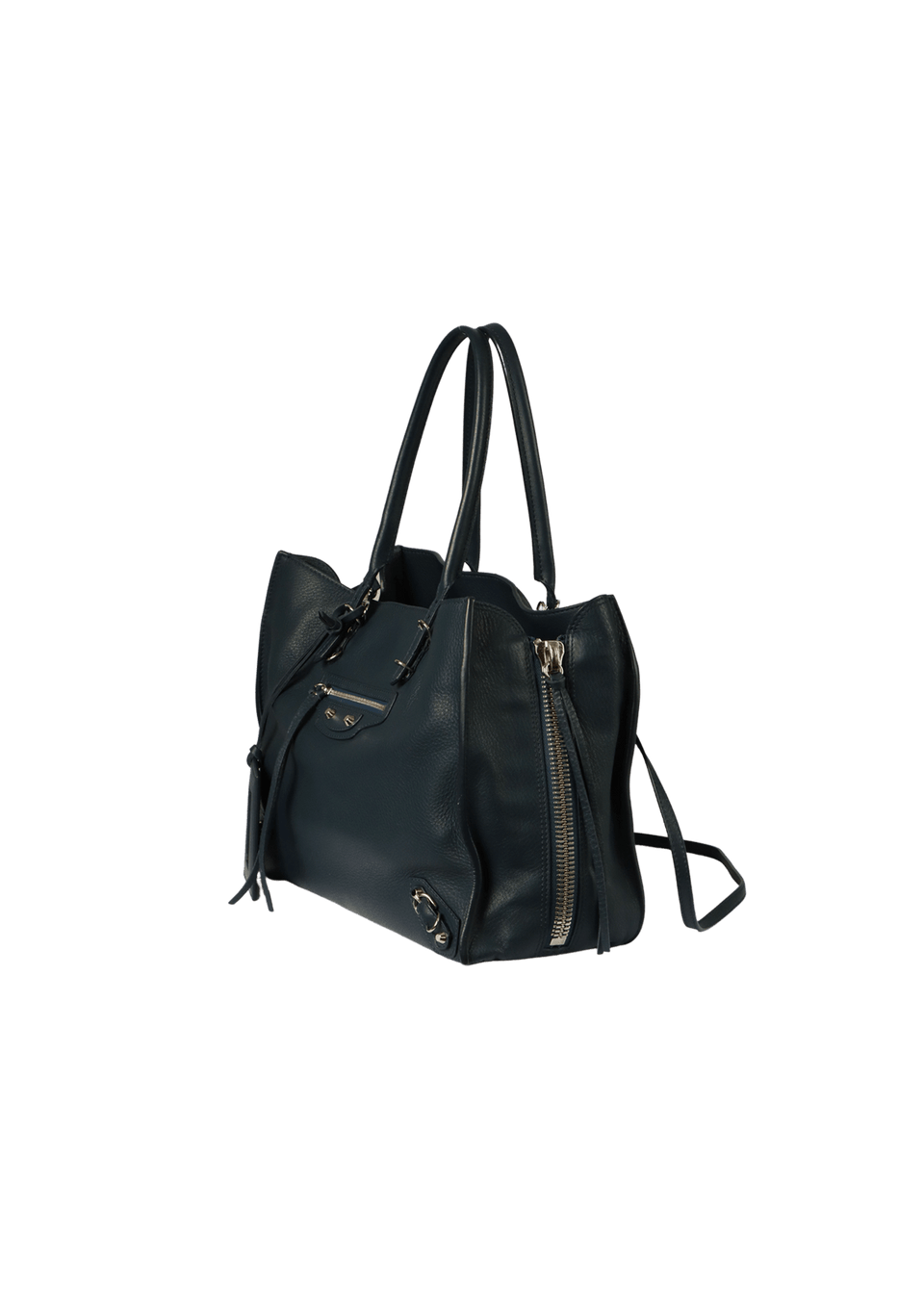 Bolsa Balenciaga Papier A6 Side Zip Tote Azul Original – Gringa