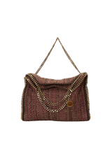 TWEED FALABELLA FOLD-OVER TOTE