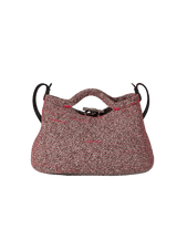 TWEED TOGGLE LOCK BAG