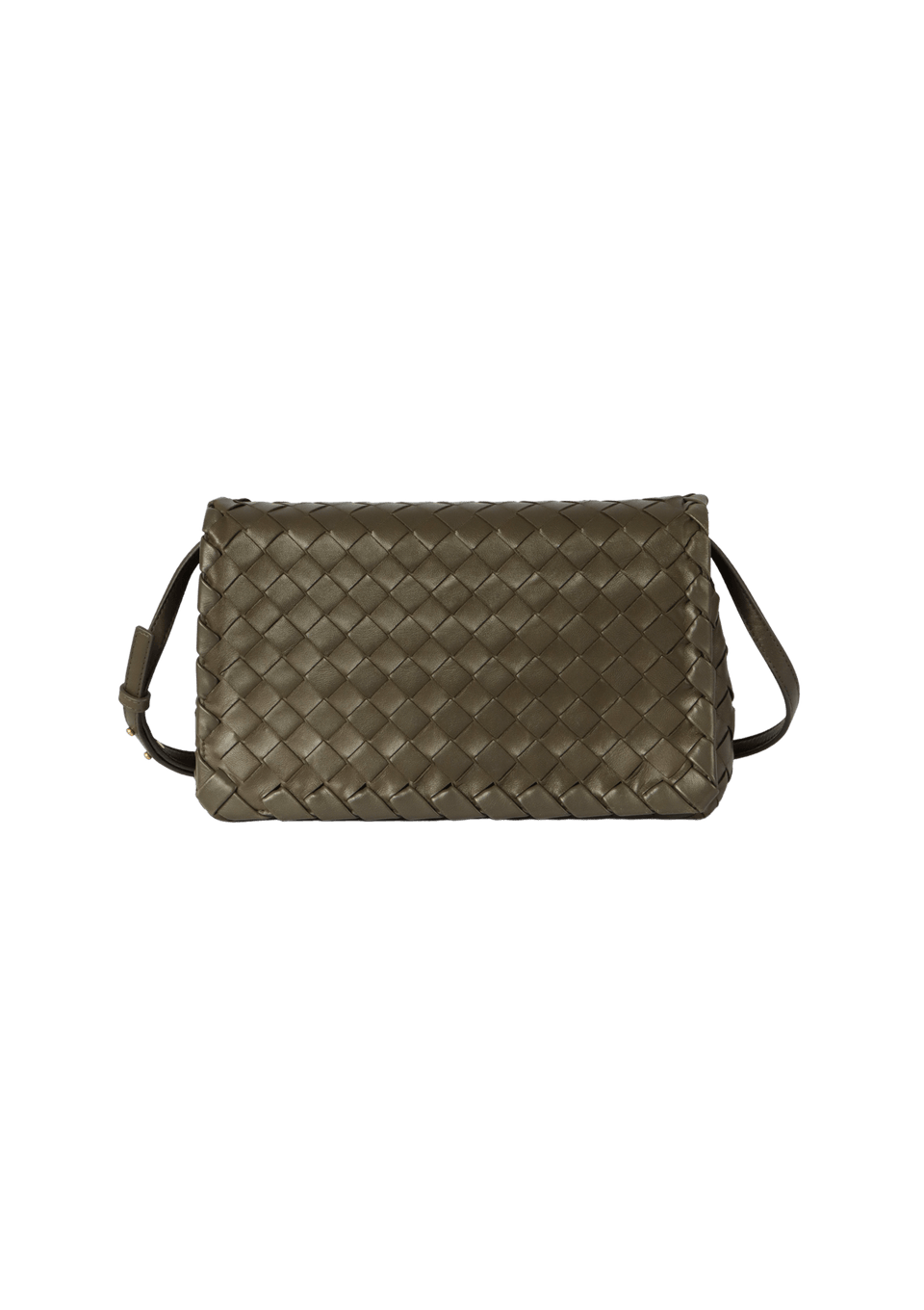 Bolsa Bottega Veneta Intrecciato Crossbody Bag Cinza Original – Gringa