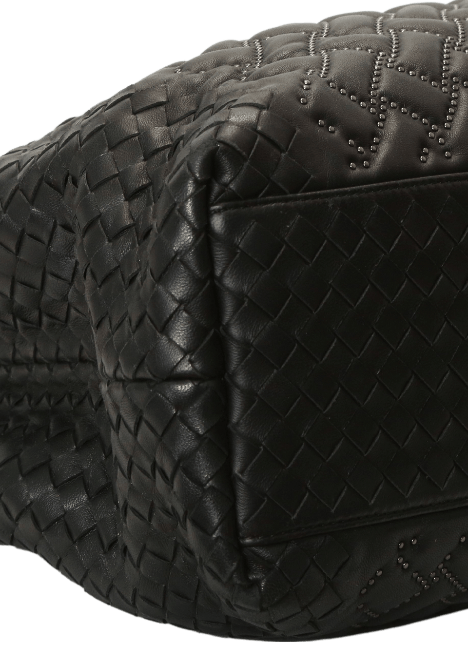 Bolsa Bottega Veneta Intrecciato Nappa Tote Preta Original – Gringa