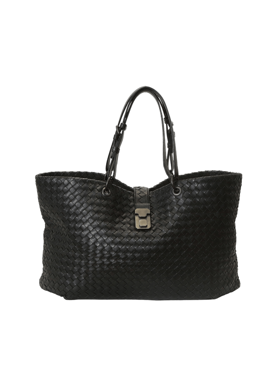 Bolsa Bottega Veneta Intrecciato Tote Bag Preta Original – Gringa