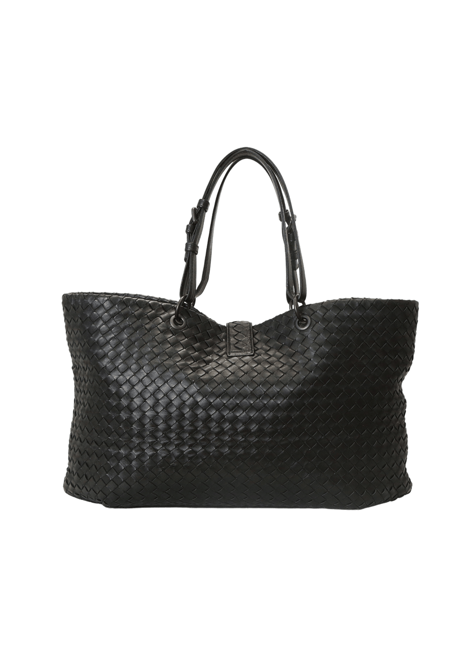 Bolsa Bottega Veneta Intrecciato Tote Bag Preta Original – Gringa