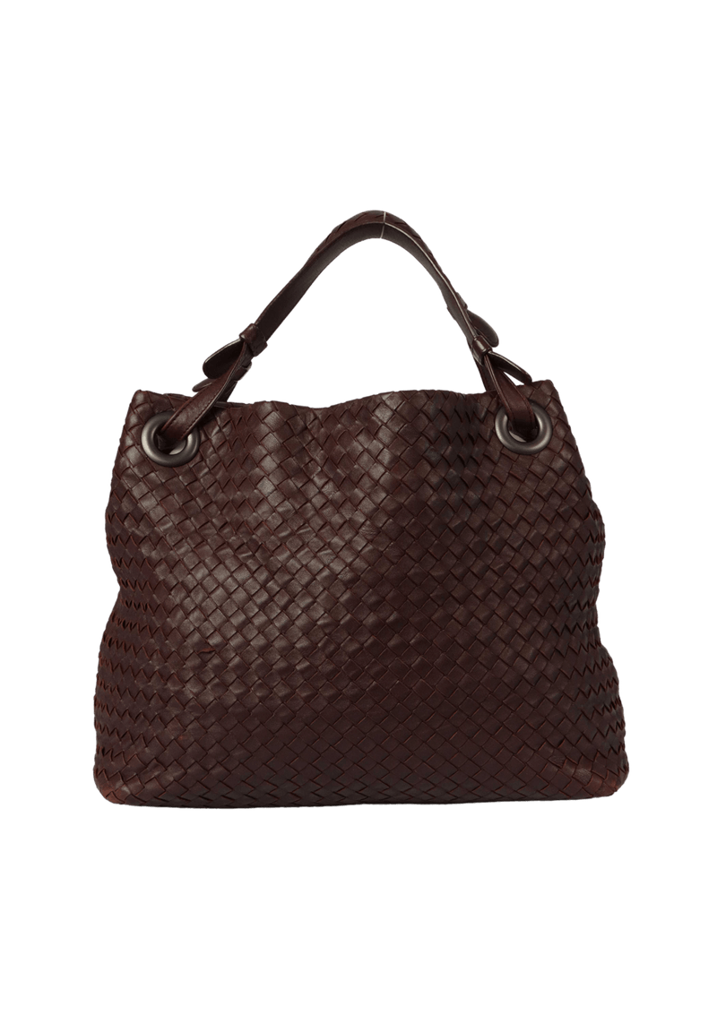 NAPPA INTRECCIATO LEATHER TOTE