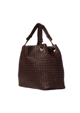 NAPPA INTRECCIATO LEATHER TOTE