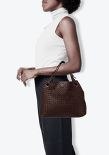 NAPPA INTRECCIATO LEATHER TOTE