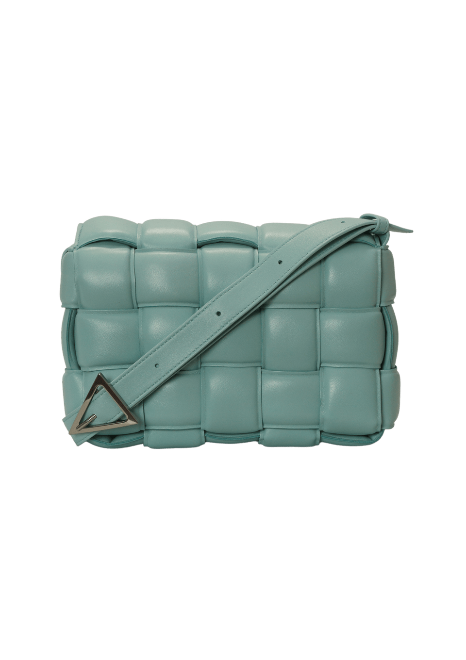 Bolsa Bottega Veneta Padded Maxi Cassete Bag Azul Original – Gringa
