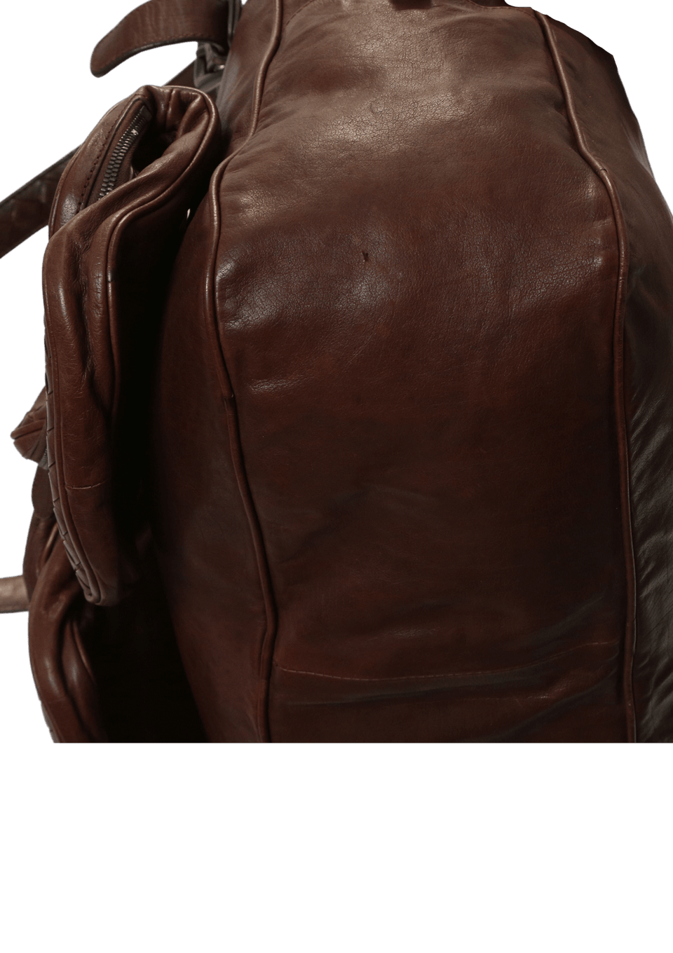 VINTAGE DOUBLE POCKET INTRECCIATO BAG