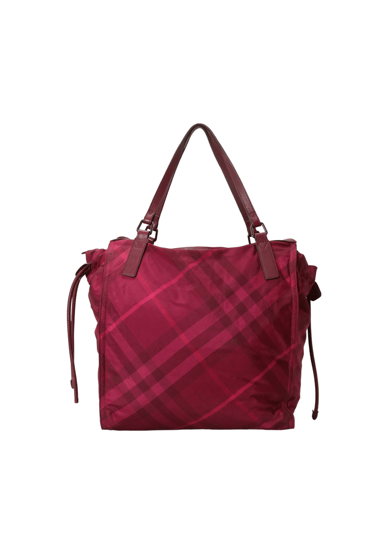 CHECK BUCKLEIGH TOTE