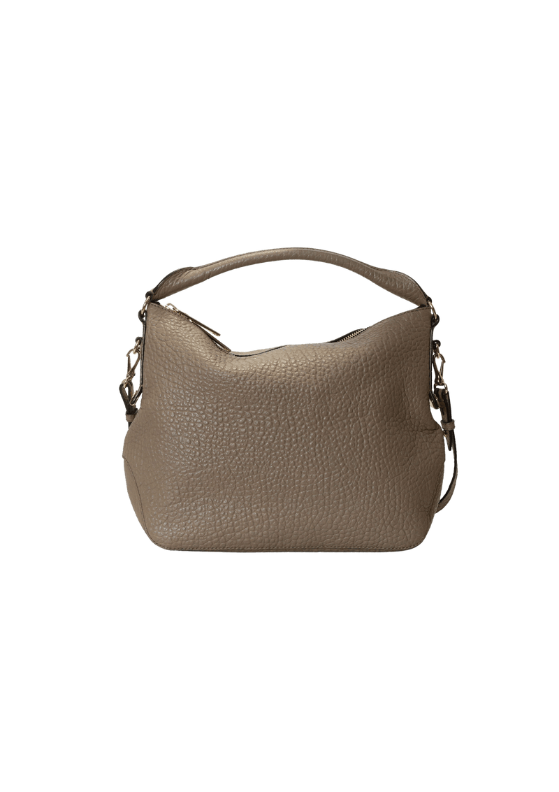 GRAINED LEATHER SATCHEL