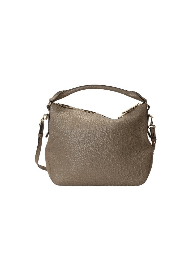 GRAINED LEATHER SATCHEL