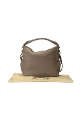 GRAINED LEATHER SATCHEL