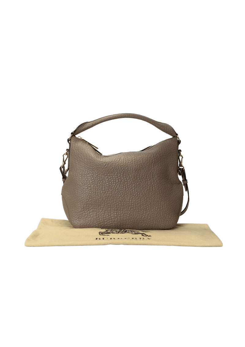 GRAINED LEATHER SATCHEL