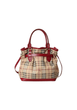 HAYMARKET CHECK BELTED BAG