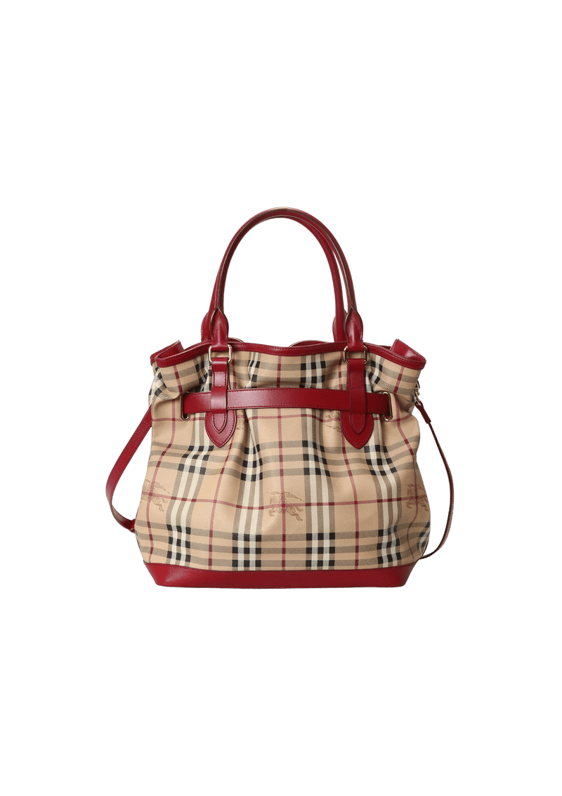 HAYMARKET CHECK BELTED BAG