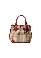 HAYMARKET CHECK BELTED BAG