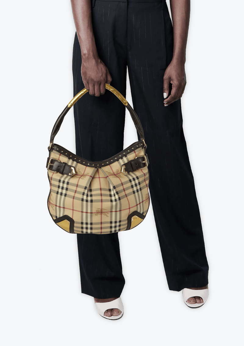 HAYMARKET CHECK HOBO BAG