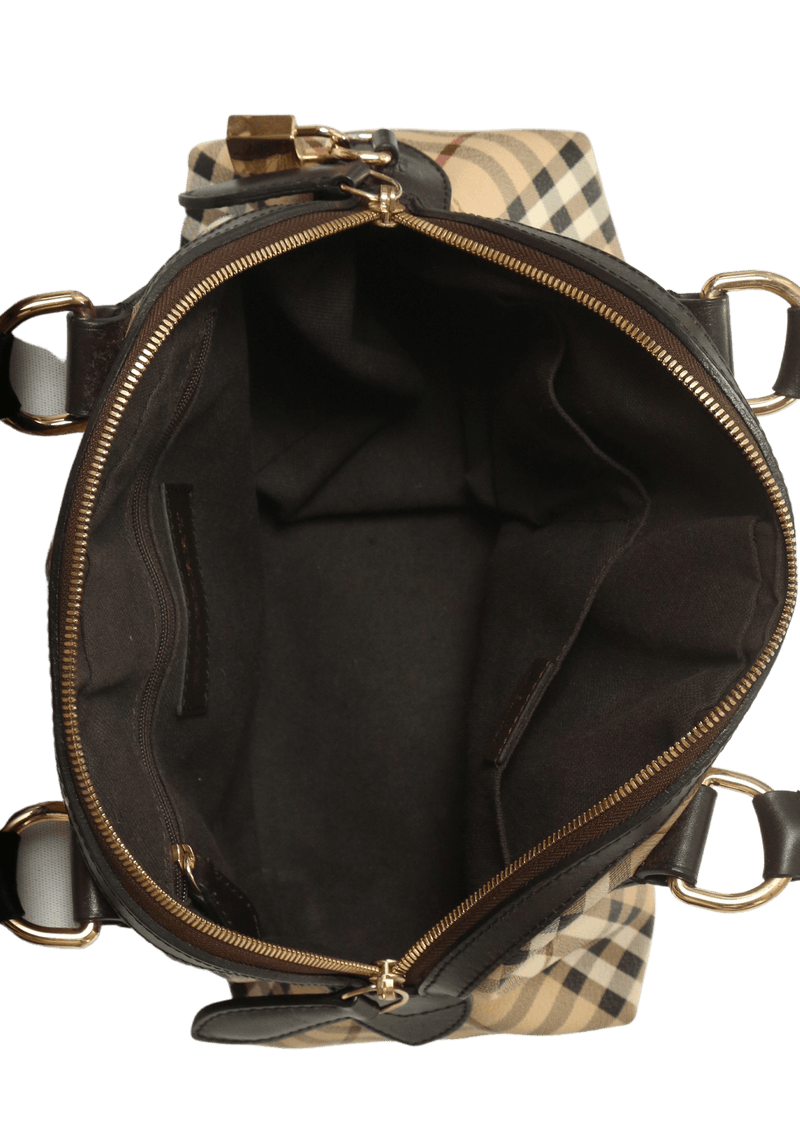 HAYMARKET CHECK INSIGNIA BAG