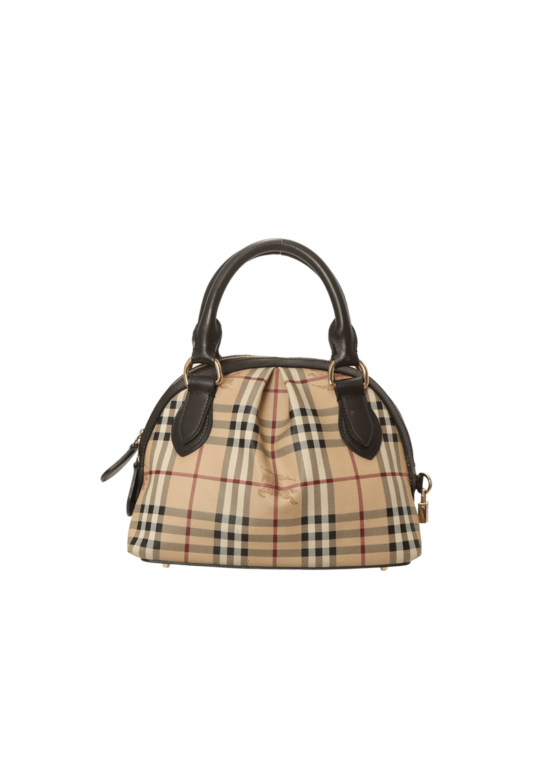 HAYMARKET CHECK INSIGNIA BAG