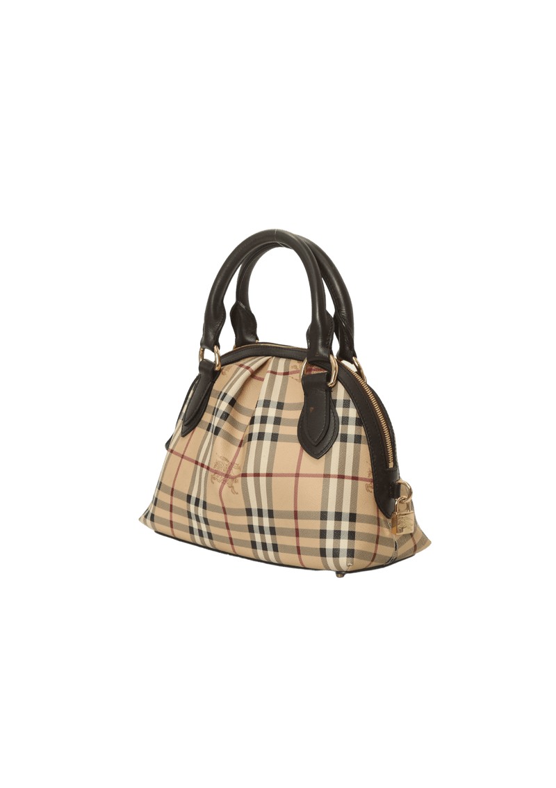 HAYMARKET CHECK INSIGNIA BAG