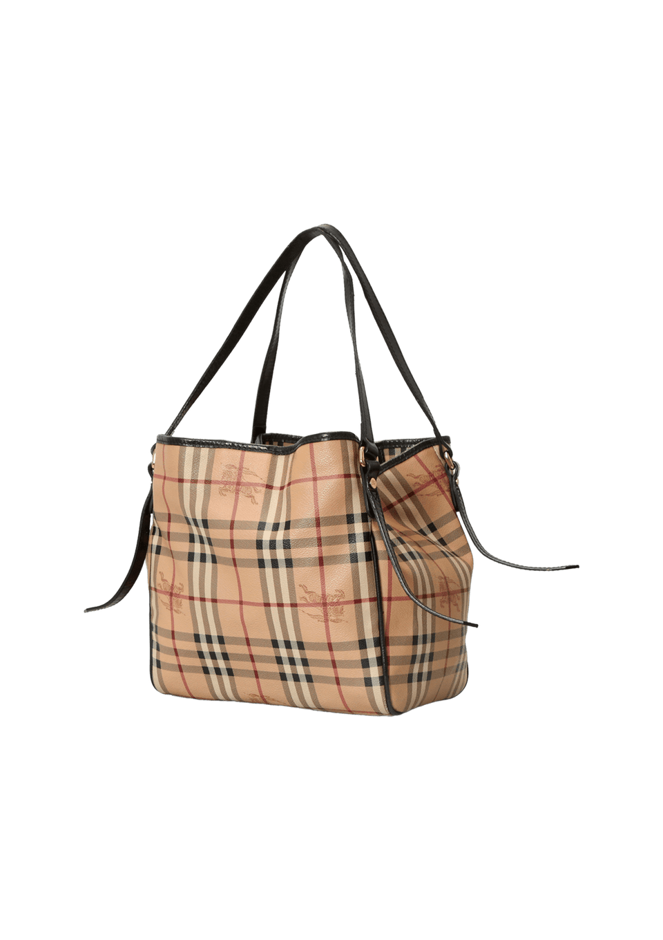 バッグ Burberry Bolsa Burberry Haymarket Check Small Canterbury Bege Original – Gringa