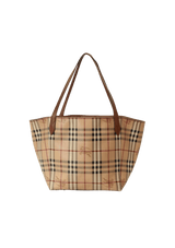 HAYMARKET CHECK TOTE