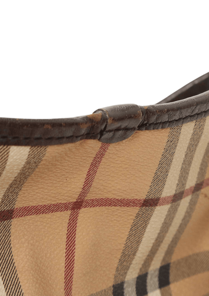 HAYMARKET CHECK TOTE