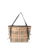 HAYMARKET CHECK TOTE