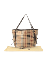 HAYMARKET CHECK TOTE