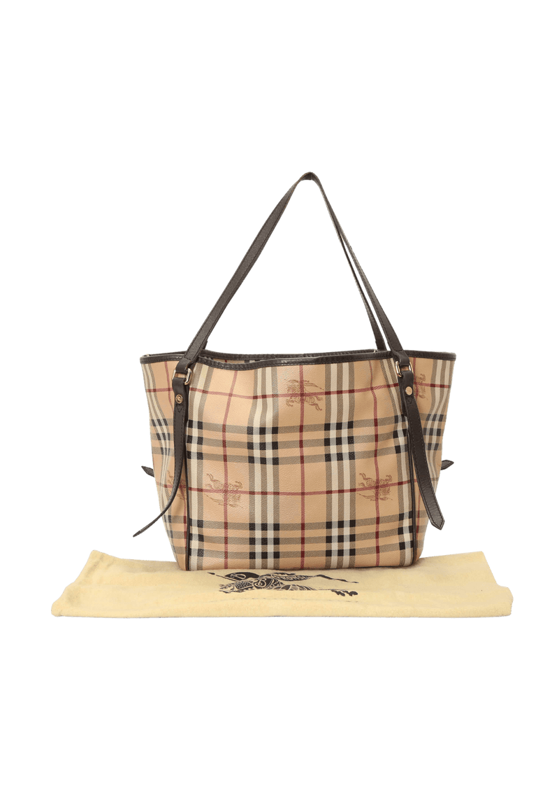 HAYMARKET CHECK TOTE